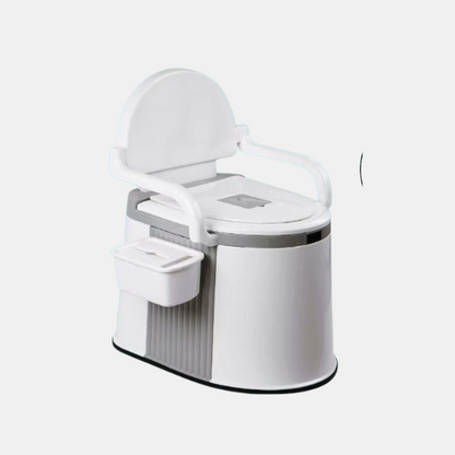 Toilettes Portables Pliables pour Adultes – WC de Voyage et Camping pour Seniors Toilettes de camping Electro Paris Gris