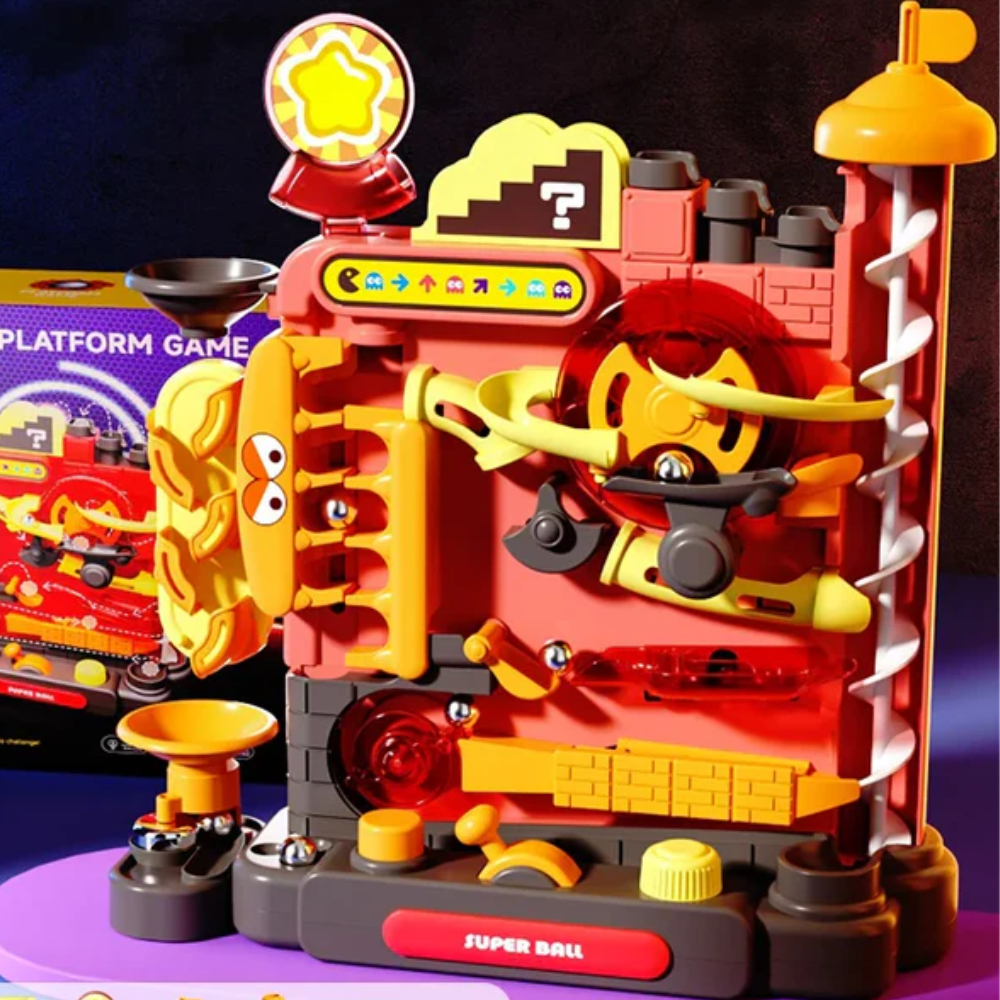 Tour à Boules en Bois pour Tout-Petits – Jouet Rampe Montessori pour la Motricité Jouets éducatifs Electro Paris 216-1Y-Lilas