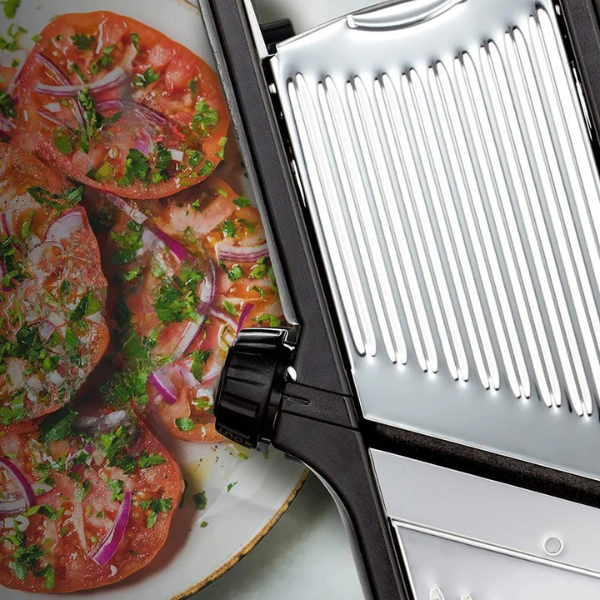 Trancheuse de Cuisine Sécurisée avec Gants de Protection ****Premium Foodsnijder met Snijbestendige Handschoenen Electro Paris