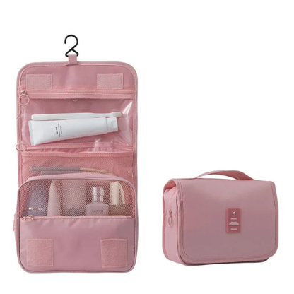 Trousse de Toilette de Voyage Suspendue Multi-Compartiments Travel Electro Paris Rose