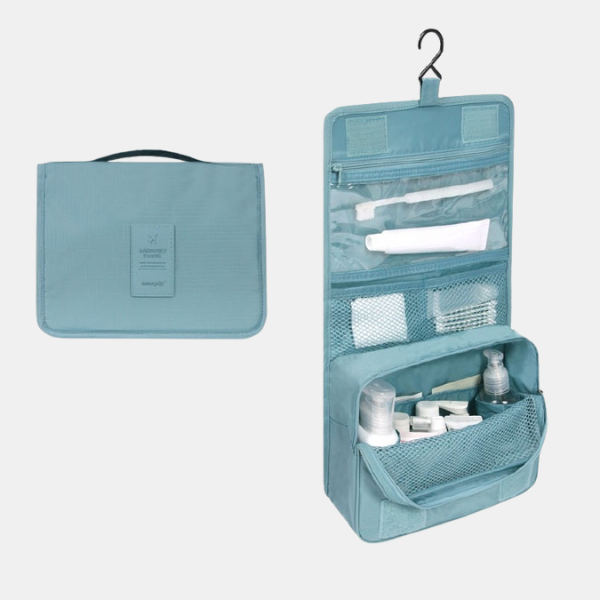 Trousse de Maquillage Suspendue – Organisateur de Voyage Imperméable Accessories Electro Paris Bleu clair