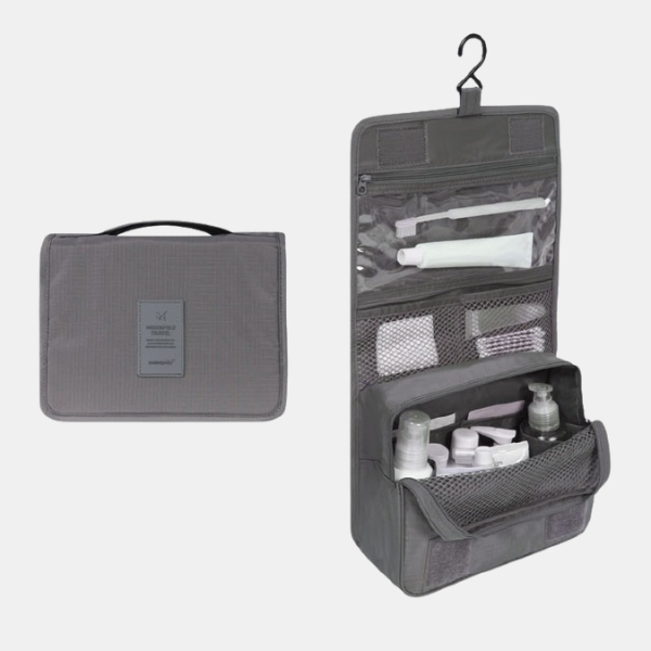 Trousse de Maquillage Suspendue – Organisateur de Voyage Imperméable Accessories Electro Paris Gris