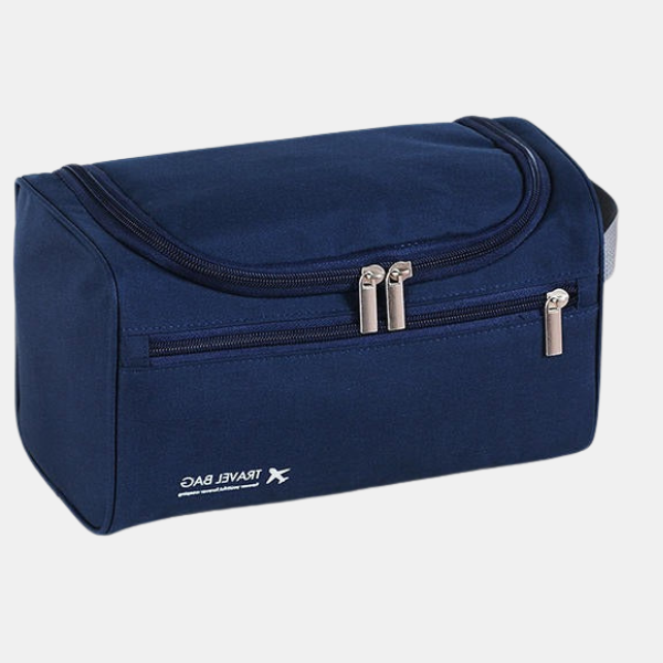 Trousse de Voyage Suspendue – Grande et Imperméable pour Toiletries Cosmetic & Toiletry Bags Electro Paris Bleu