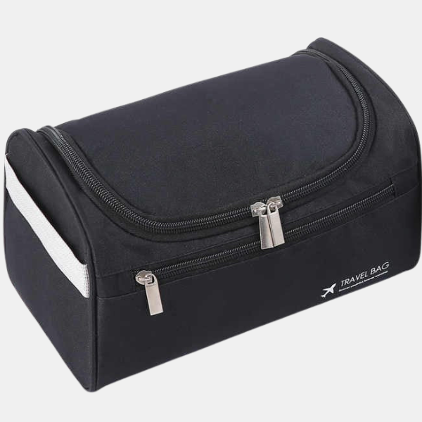 Trousse de Voyage Suspendue – Grande et Imperméable pour Toiletries Cosmetic & Toiletry Bags Electro Paris Noir