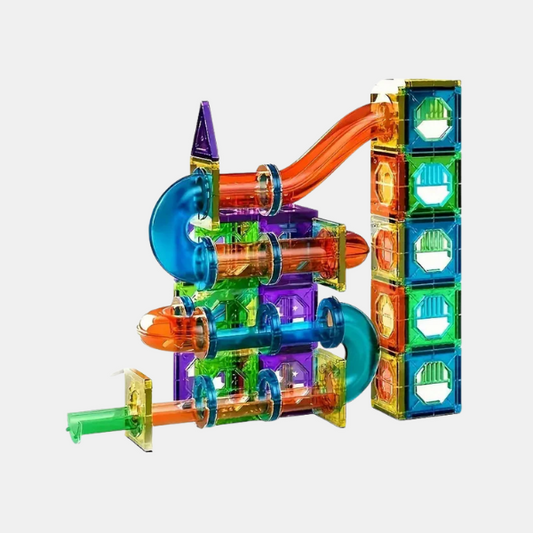 Tuiles de Construction Magnétiques avec Lumières LED – Jouet STEM de 69 Pièces pour Enfants Jouets de construction Electro Paris