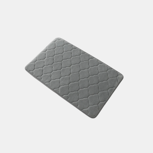 Tapis De Bain Antidérapant Confortable Et Super Absorbant Salle De Bain Tapis de bain Electro Paris Gris foncé 41x61cm