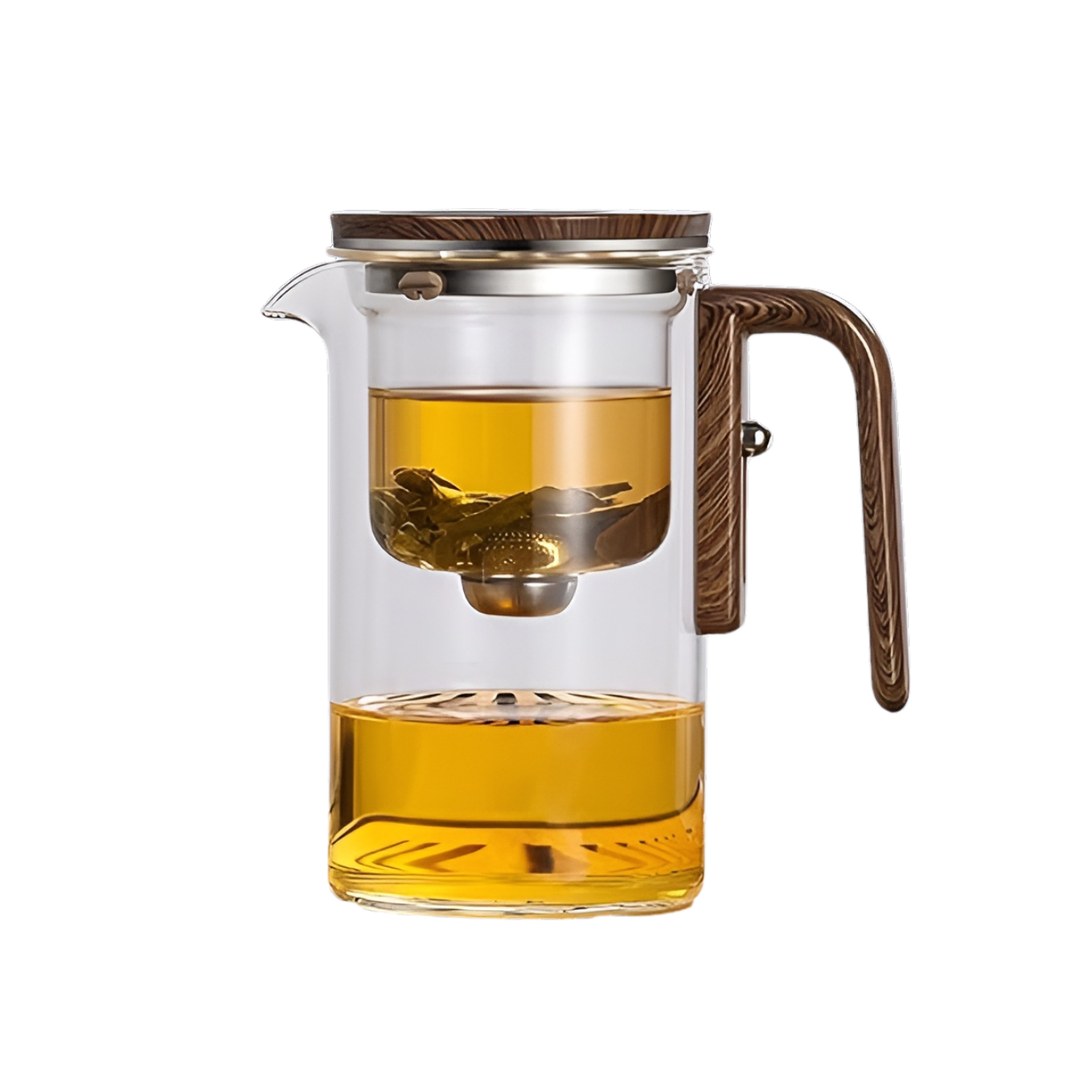 Théière – Théière En Verre Avec Poignée En Bois Pour Infusion Élégante Et Facile Glass Teapot with Wooden Handle Electro Paris
