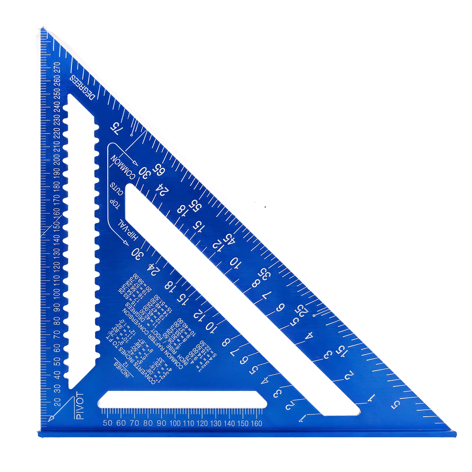 Équerre de Menuiserie – Design Durable en Alliage d’Aluminium Measuring tool Electro Paris Bleu 30 cm