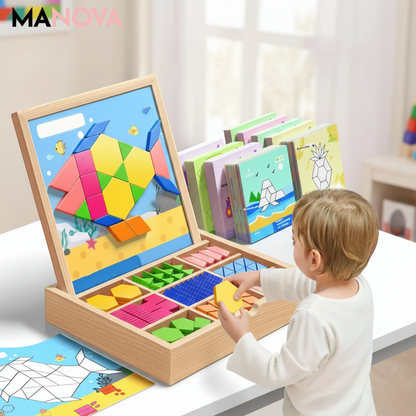 Jeu de Puzzle Magnétique en Bois – Amusement Cérébral Pour Tous Les Âges Mechanical Puzzles Electro Paris