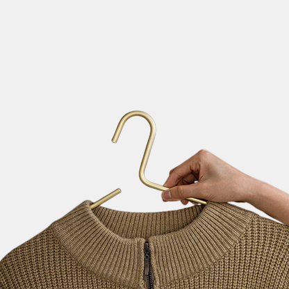 Cintres en Métal Élégants – Rangement Chic pour Vêtements de Mode Cintres à vêtements Electro Paris Or