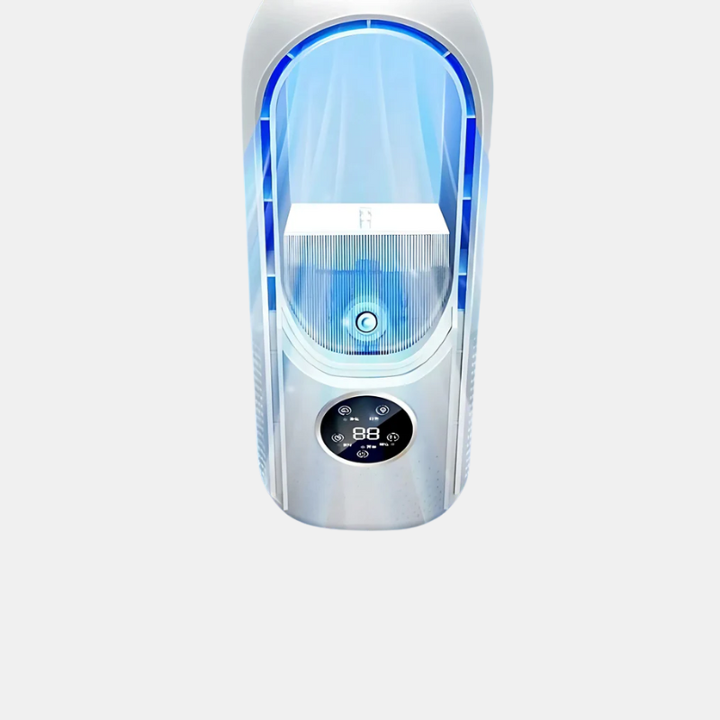 Rafraîchisseur d’Air USB Sans Pales avec Humidificateur, 6 Vitesses & Minuterie Climatiseurs Electro Paris