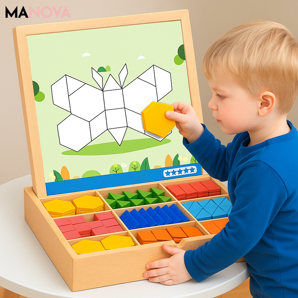 Jeu de Puzzle Magnétique en Bois – Amusement Cérébral Pour Tous Les Âges Mechanical Puzzles Electro Paris