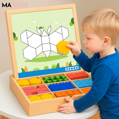 Jeu de Puzzle Magnétique en Bois – Amusement Cérébral Pour Tous Les Âges Mechanical Puzzles Electro Paris