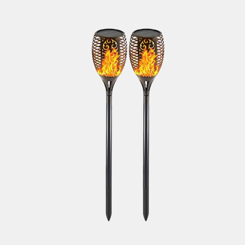 Lampe de Jardin – Éclairage Solaire Extérieur Décoratif LED Solar Tuinverlichting Electro Paris Lot de 2