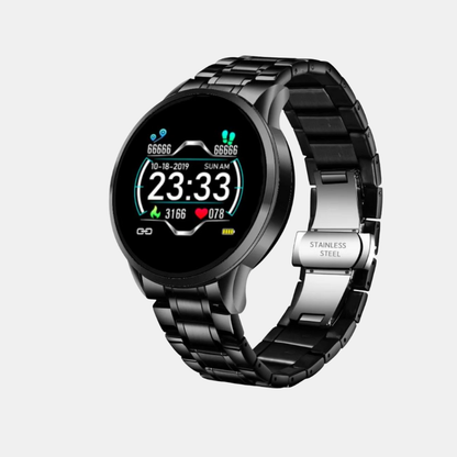 Montre Intelligente – Élégance Classique et Technologie Moderne Smartwatch Classic Electro Paris Noir