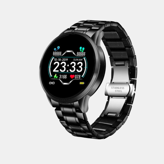 Montre Intelligente – Élégance Classique et Technologie Moderne Smartwatch Classic Electro Paris Noir