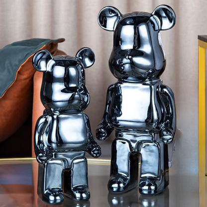 Sculpture Nordique d’Ours en Résine pour la Décoration Intérieure Bear Sculpture Electro Paris