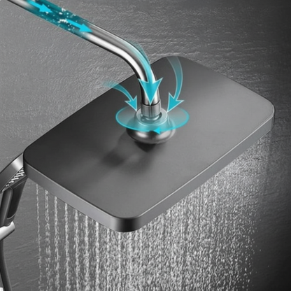 Ensemble De Douche Mural Haute Pression Avec Pommeau Ajustable Pour Salle De Bain Moderne Shower set Electro Paris