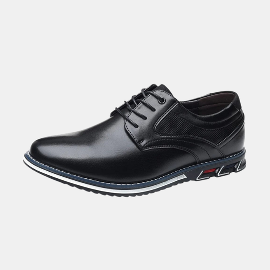 Chaussures En Cuir Pour Homme – Élégance Classique et Confort Moderne Men Shoes Electro Paris Noir 38