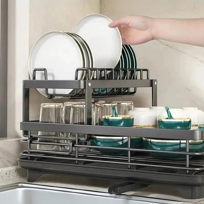 Égouttoir à Vaisselle Élégant – Organisation Moderne et Finition Luxueuse Kitchen Accessories Electro Paris