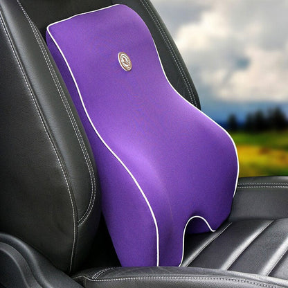 Oreiller Ergonomique De Soutien Lombaire En Mousse À Mémoire De Forme Pour Bureau Et Maison Back & Lumbar Support Cushions Electro Paris Violet