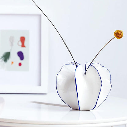 Vase Décoratif en Céramique Blanc – Élégance Moderne pour Salon Vases Electro Paris