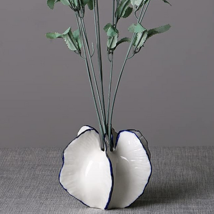 Vase Décoratif en Céramique Blanc – Élégance Moderne pour Salon Vases Electro Paris