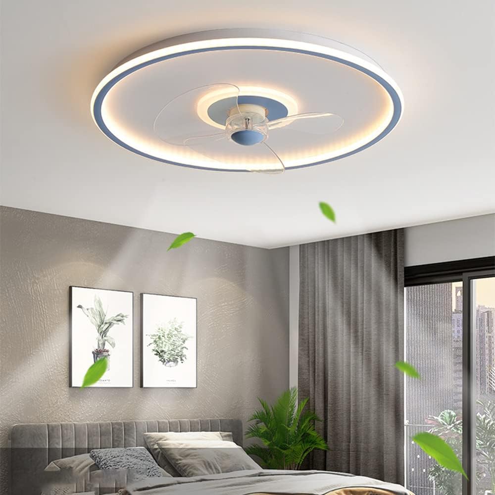 Ventilateur de plafond LED ultra-mince avec télécommande Lampe pour ventilateur de plafond Electro Paris