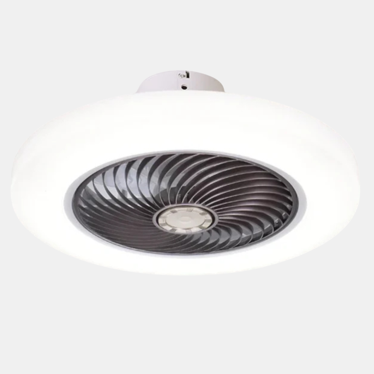 Ventilateur de plafond silencieux avec LED à intensité variable et télécommande Lampe pour ventilateur de plafond Electro Paris Café