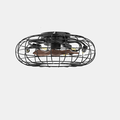 Ventilateur de plafond industriel avec télécommande Lampe pour ventilateur de plafond Electro Paris Default