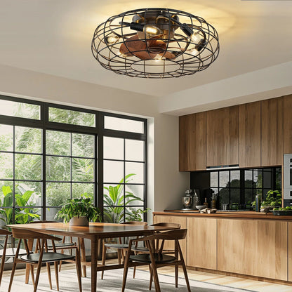 Ventilateur de plafond industriel avec télécommande Lampe pour ventilateur de plafond Electro Paris