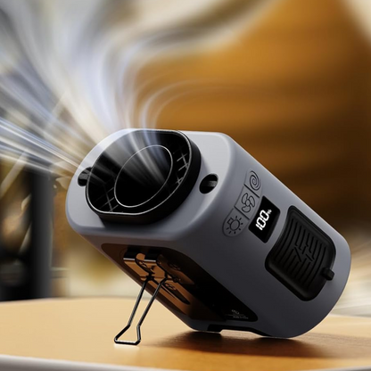 Ventilateur de Taille Portable avec Batterie 20000mAh – Ventilateur Mains-Libres pour Travailleurs Ventilateurs portables Electro Paris