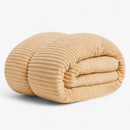 Couverture D’hiver Ultra-Douce Et Confortable Avec Design Élégant Et Chaleur Optimale Blanket Electro Paris Kaki 180x220cm