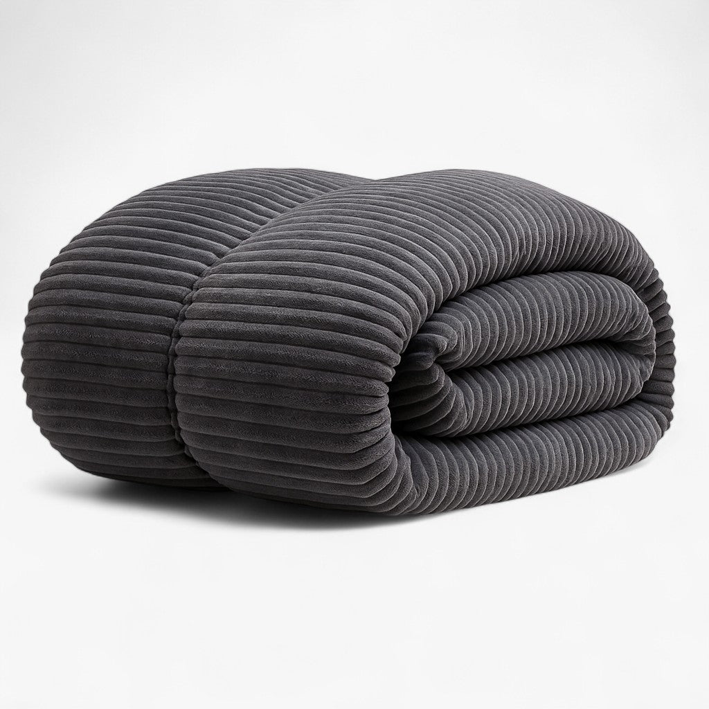 Couverture D’hiver Ultra-Douce Et Confortable Avec Design Élégant Et Chaleur Optimale Blanket Electro Paris Gris 180x220cm