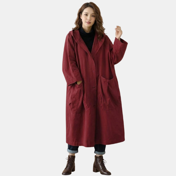 Veste Oversize Imperméable – Coupe‑vent Résistante et Confortable Electro Paris Bourgogne Taille unique