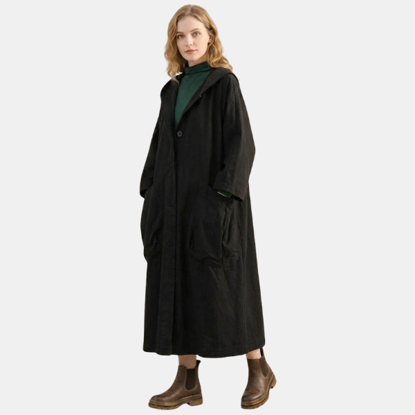 Veste Oversize Imperméable – Coupe‑vent Résistante et Confortable Electro Paris Noir Taille unique