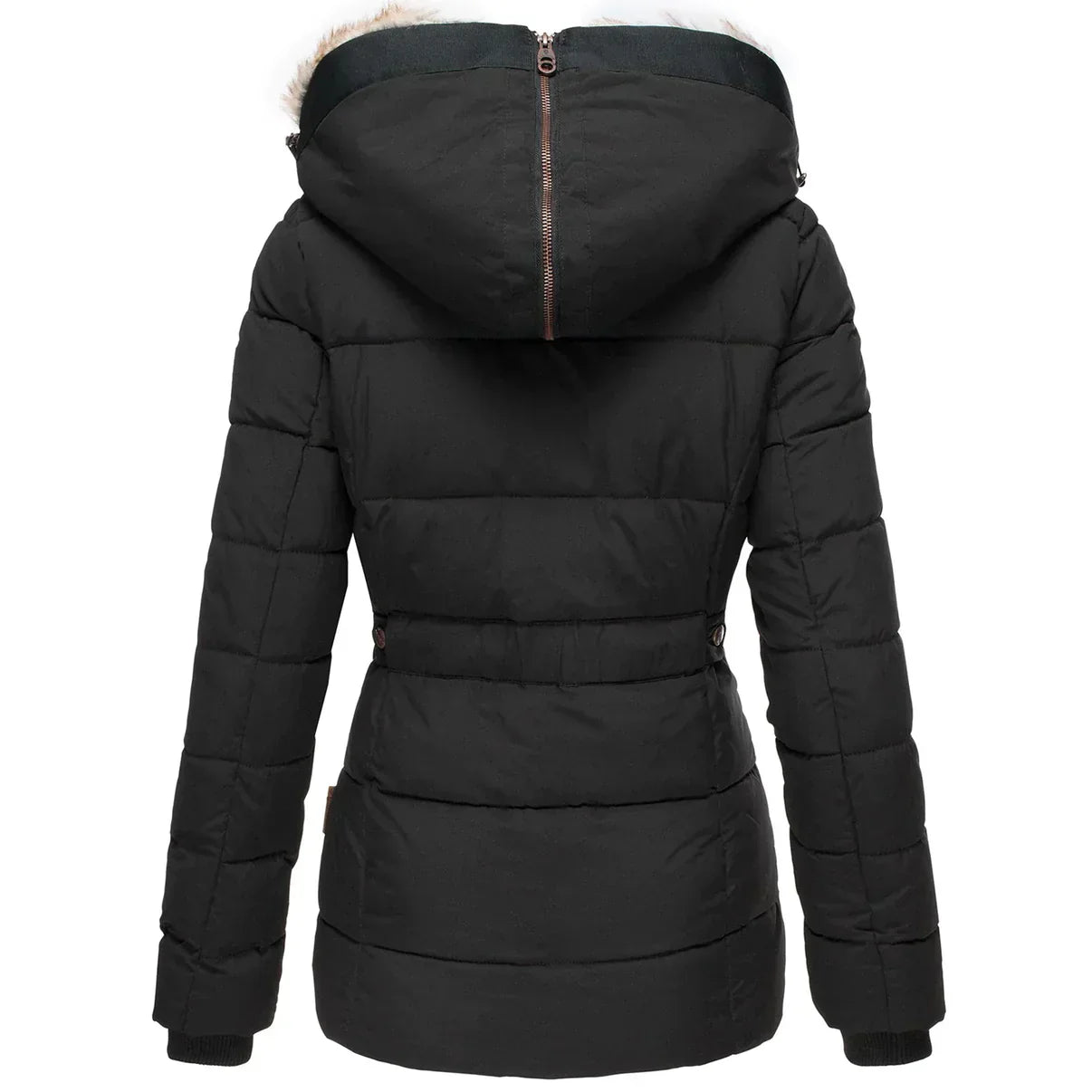 Veste Hiver Femme avec Capuche en Fausse Fourrure – Élégance, Chaleur et Confort pour la Saison Froide Manteaux d'hiver pour femmes Electro Paris