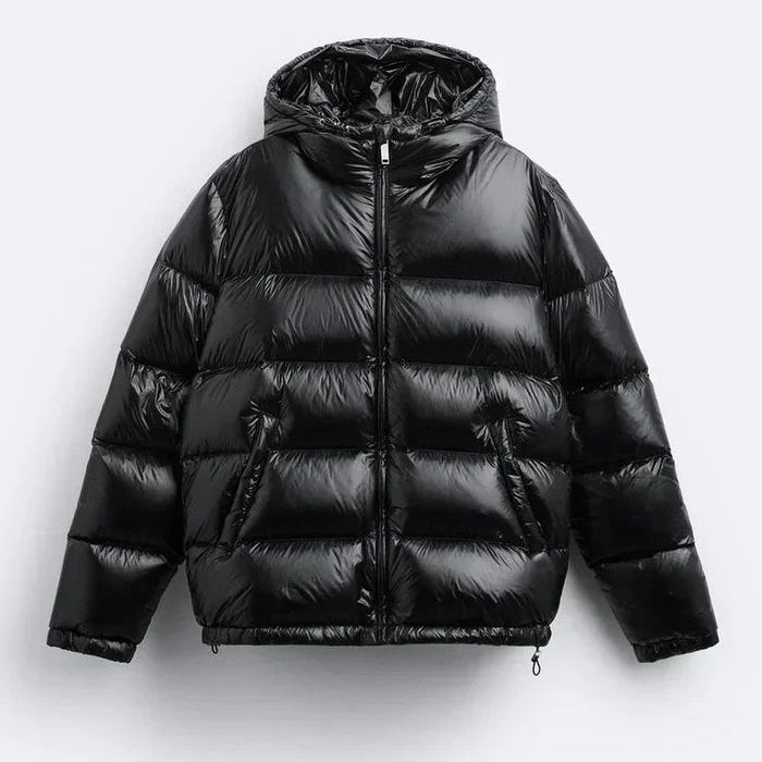 Veste Puffer Imperméable en Coton pour Homme – Chaleur, Confort et Style Contemporain Vestes Electro Paris Noir S