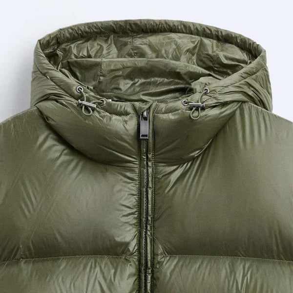 Veste Puffer Imperméable en Coton pour Homme – Chaleur, Confort et Style Contemporain Vestes Electro Paris