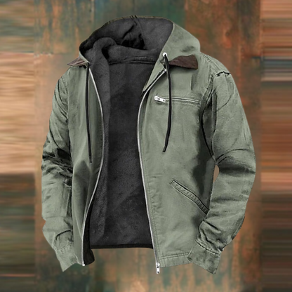 Veste en Cuir Homme à Capuche Élégante – Confort Supérieur et Style Moderne pour Toutes Occasions Vêtements en cuir pour femmes Electro Paris Vert S