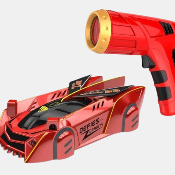 Voiture RC Anti-Gravité avec Guidage Laser Electro Paris Rouge