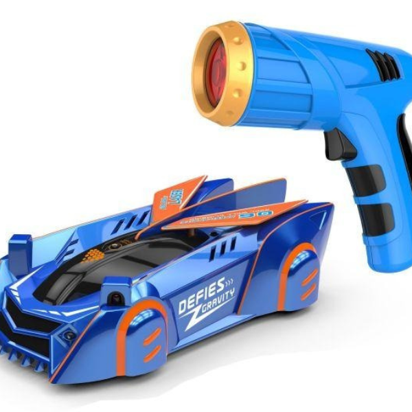 Voiture RC Anti-Gravité avec Guidage Laser Electro Paris Bleu