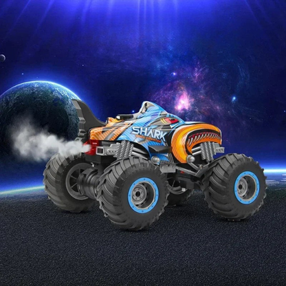 Voiture Télécommandée 4x4 Tout-Terrain – Monster Truck de Drift Haute Performance au Design Requin Electro Paris
