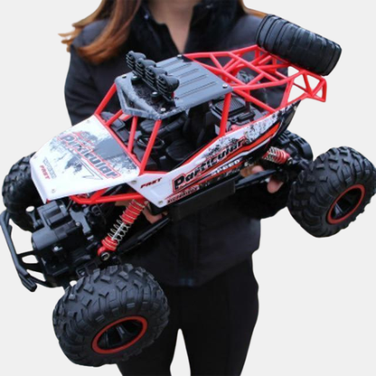 Voiture Télécommandée Tout-Terrain 4x4 – Monster Truck Crawler Remote Control Car 4x4 Rock Crawler Monster Truck Electro Paris Rouge