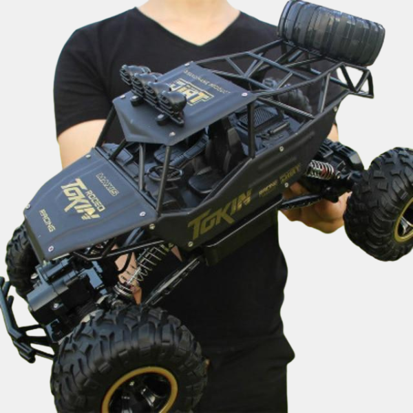 Voiture Télécommandée Tout-Terrain 4x4 – Monster Truck Crawler Remote Control Car 4x4 Rock Crawler Monster Truck Electro Paris Noir