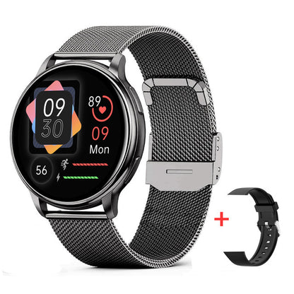 Montre Connectée Intelligente Avec Suivi De Santé Et Appels Bluetooth Cyber Monday Offer Smartwatch Classic Electro Paris Luxe – Anthracite