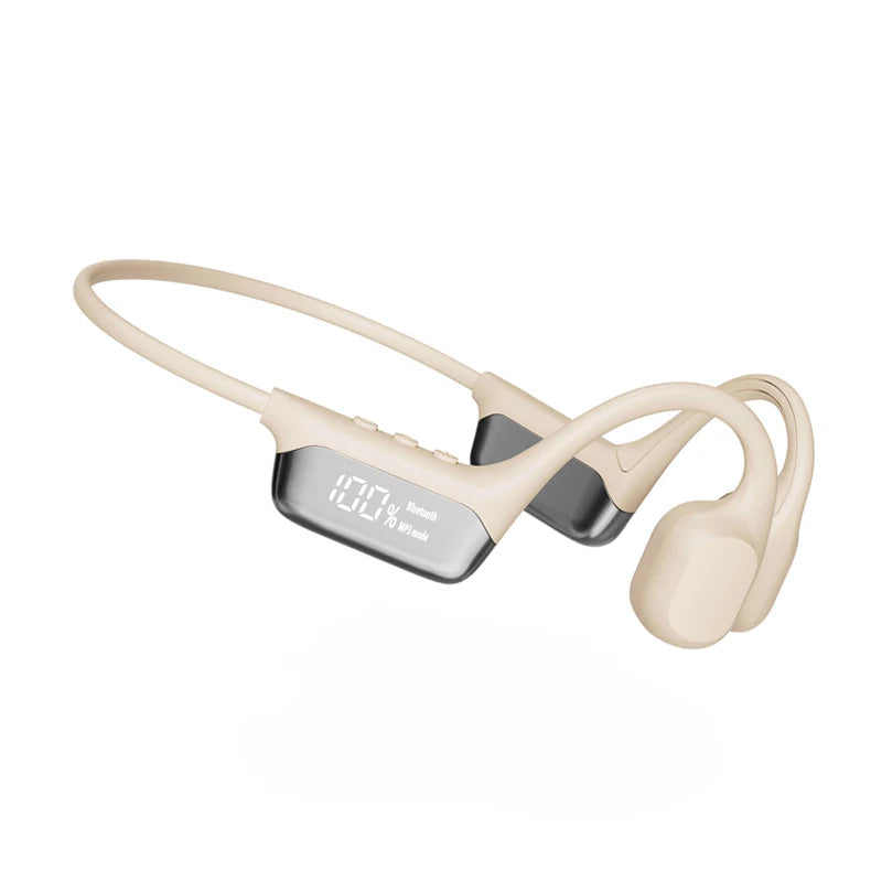 Casque Audio Étanche À Conduction Osseuse Avec Bluetooth 5.4 Et Lecteur MP3 Intégré (32 Go) Earbuds Electro Paris White