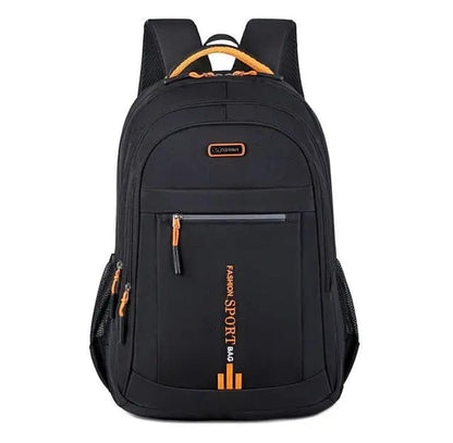 Sac À Dos Imperméable En Tissu Oxford Pour Homme Au Design Ergonomique Black Friday Deal Backpack men Electro Paris Orange-A