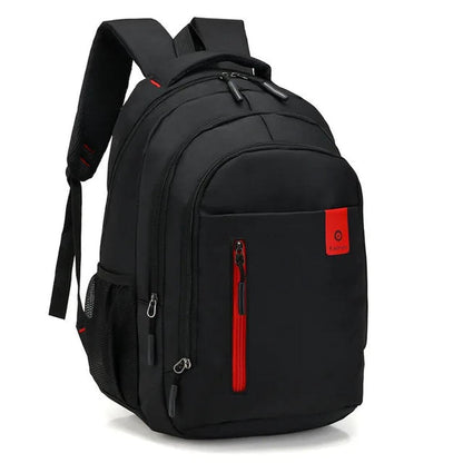 Sac À Dos Imperméable En Tissu Oxford Pour Homme Au Design Ergonomique Black Friday Deal Backpack men Electro Paris Rouge-B