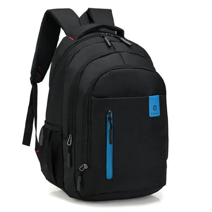 Sac À Dos Imperméable En Tissu Oxford Pour Homme Au Design Ergonomique Black Friday Deal Backpack men Electro Paris Bleu-B